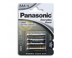 Батарейка алкалиновая PANASONIC Everyday Power  LR03 BL-4