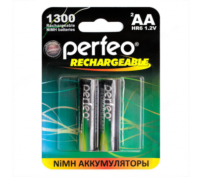 Аккумулятор Perfeo AA 1300mAh BL-2