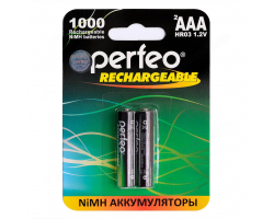 Аккумулятор Perfeo AAA 1000mAh BL-2