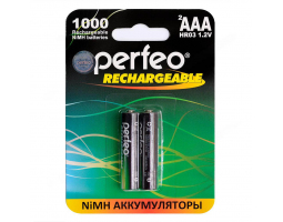 Аккумулятор Perfeo AAA 1000mAh BL-2