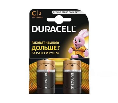 Батарейка алкалиновая DURACELL LR14 BL-2