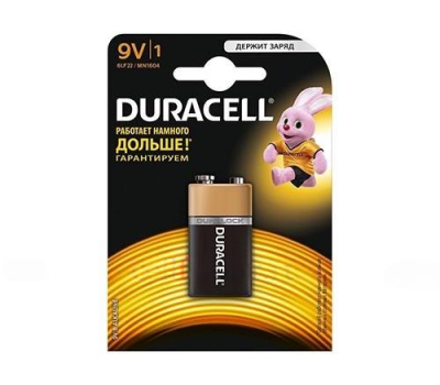 Батарейка алкалиновая DURACELL 6LR61 BL-1