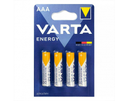 Батарейка алкалиновая VARTA ENERGY 4103 LR03