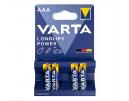 Батарейка алкалиновая VARTA Longlife Power 4903 LR03 BL-4