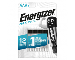 Батарейка алкалиновая ENERGIZER Max Plus LR03 BL-4