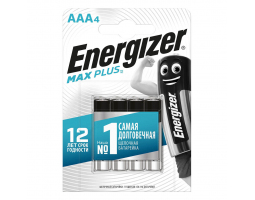 Батарейка алкалиновая ENERGIZER Max Plus LR03 BL-4