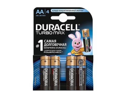 Батарейка алкалиновая DURACELL Turbo Max LR6 BL-4