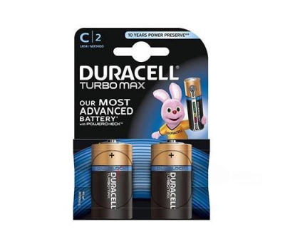 Батарейка алкалиновая DURACELL Turbo Max LR14 BL-2