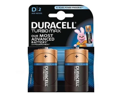 Батарейка алкалиновая DURACELL Turbo Max LR20 BL-2