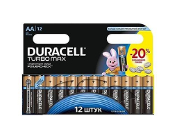 Батарейка алкалиновая DURACELL Turbo Max LR6 BL-12