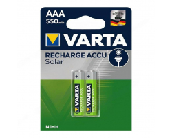 Аккумулятор VARTA RECHARGE ACCU Solar HR03 NiMH 550 mAh BL-2