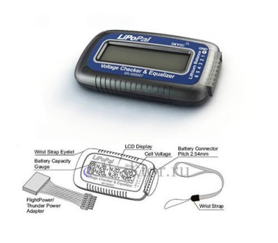 Тестер для Li-Pol аккум. SkyRC LipoPal (SK-500007-01)