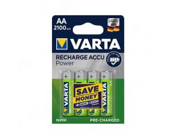 Аккумулятор VARTA RECHARGE ACCU Power HR6 NiMH 2100 mAh BL-4