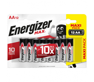 Батарейка алкалиновая ENERGIZER MAX LR6 BL-12 E91