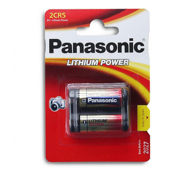 Батарейка для фото PANASONIC Lithium 2CR5 BL-1