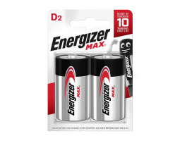 Батарейка алкалиновая ENERGIZER MAX LR20 BL-2 E95