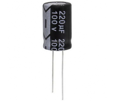 Конденсатор: 220 UF   100V 105*C 13*21 (JWCO)